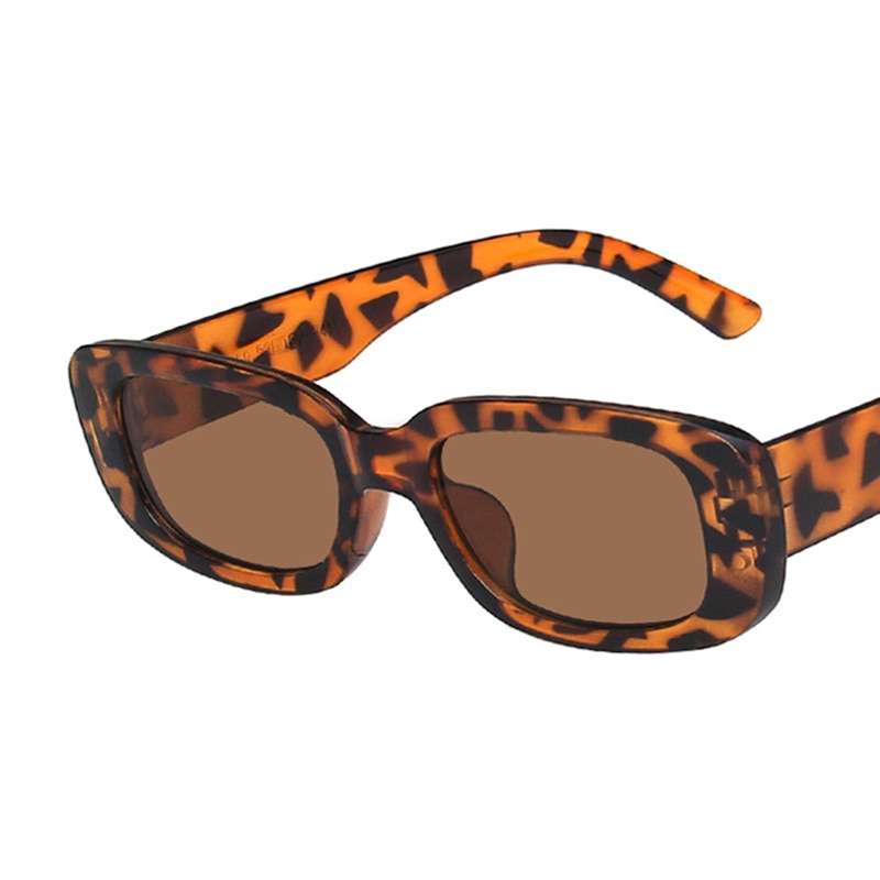 Lunettes de Soleil Rétro Rectangulaires Pour Femmes