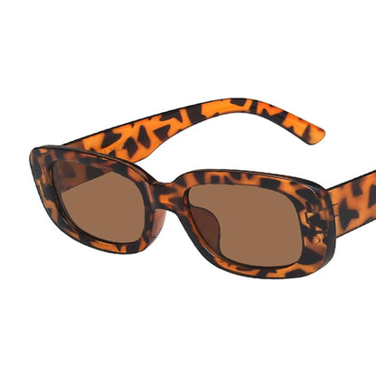 Lunettes de Soleil Rétro Rectangulaires Pour Femmes