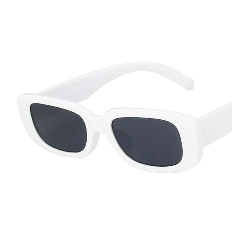 Lunettes de Soleil Rétro Rectangulaires Pour Femmes